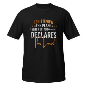 I Know the Plans - Jeremiah 29:11 Faith Tee