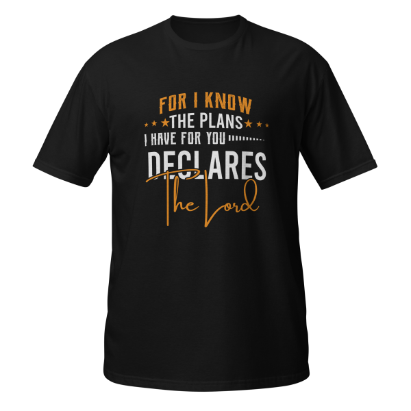 I Know the Plans - Jeremiah 29:11 Faith Tee