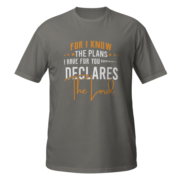 I Know the Plans - Jeremiah 29:11 Faith Tee - Image 6