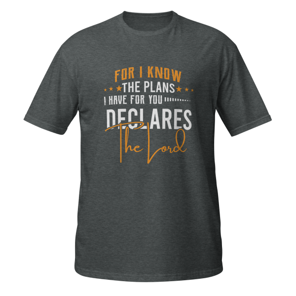 I Know the Plans - Jeremiah 29:11 Faith Tee - Image 5