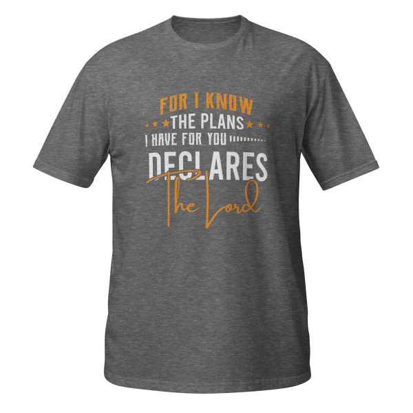I Know the Plans - Jeremiah 29:11 Faith Tee - Image 4