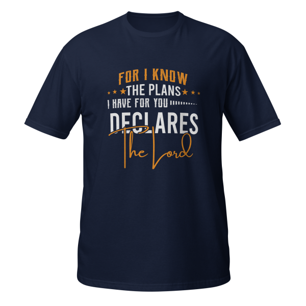 I Know the Plans - Jeremiah 29:11 Faith Tee - Image 3