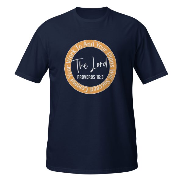 Commit to the Lord - Proverbs 16:3 Faith Tee - Image 2