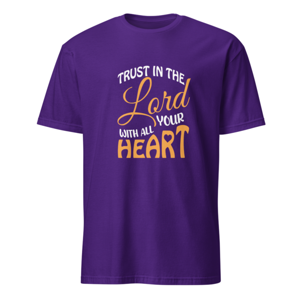 Trust in the Lord - Proverbs 3:5 T-Shirt - Image 3